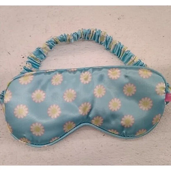 SLEEPING EYE MASK STONEY CLOVER LANE BLUE WITH DAISYS SLEEP MASK NEW - Picture 2 of 6